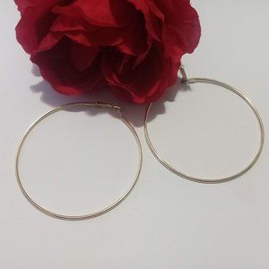 eXCLUSIVe BIG GOLD HOOP EARRINGS SET